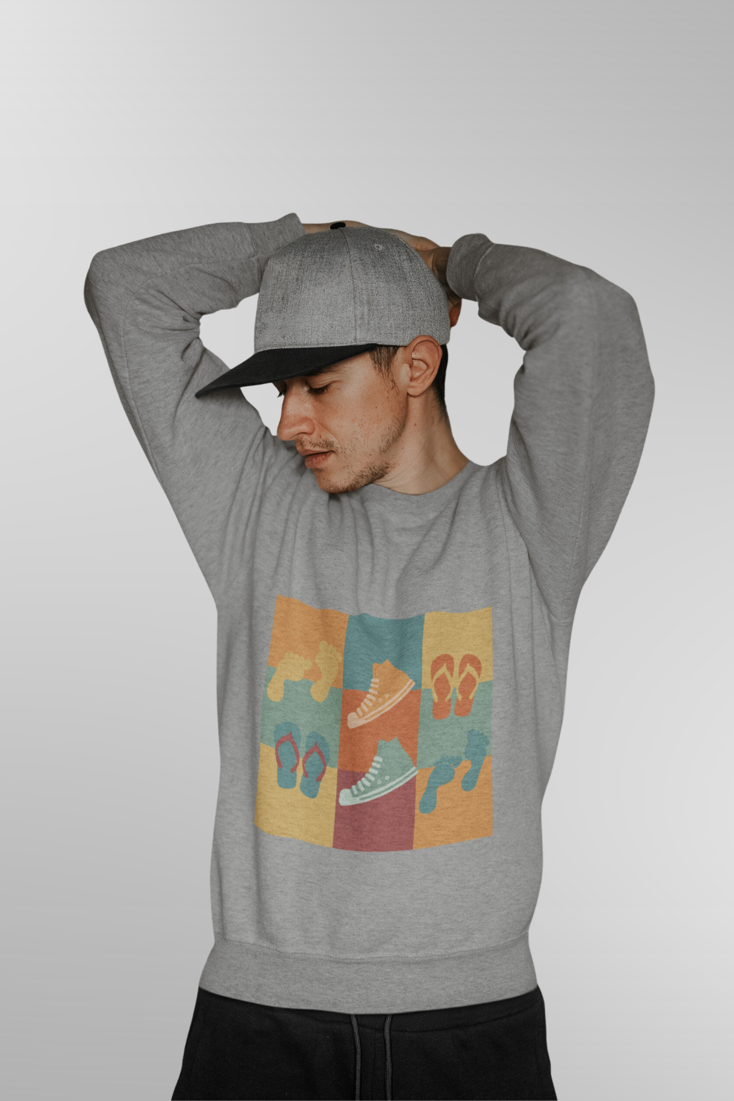 Retro Patch Sweatshirt