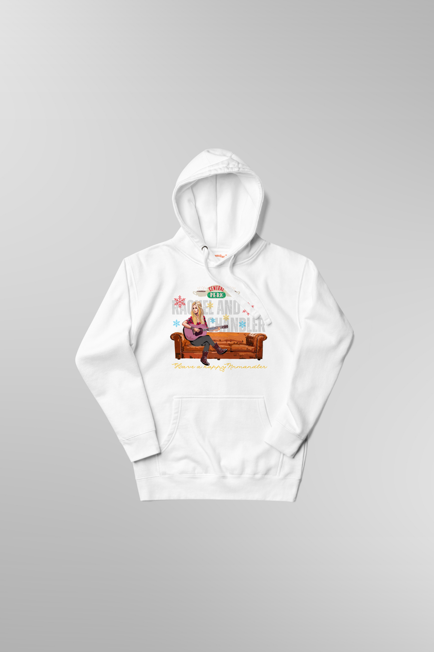 Rachel and Chandler Friends Christmas Hoodie