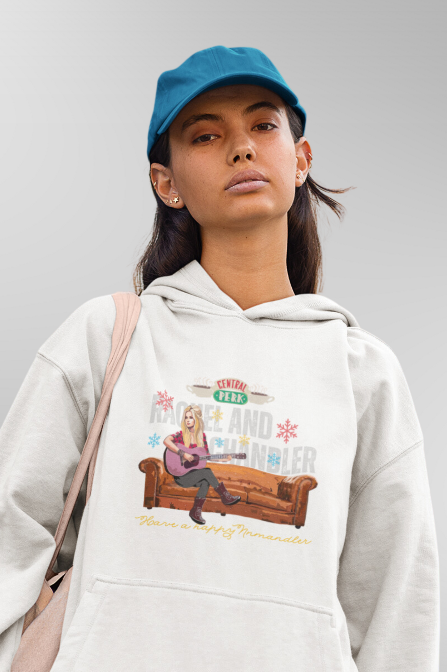Rachel and Chandler Friends Christmas Hoodie