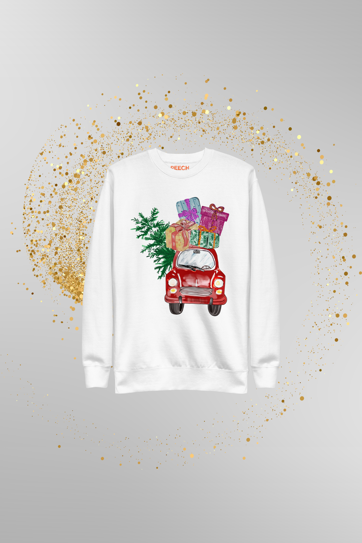 Christmas Car Sweatshirt