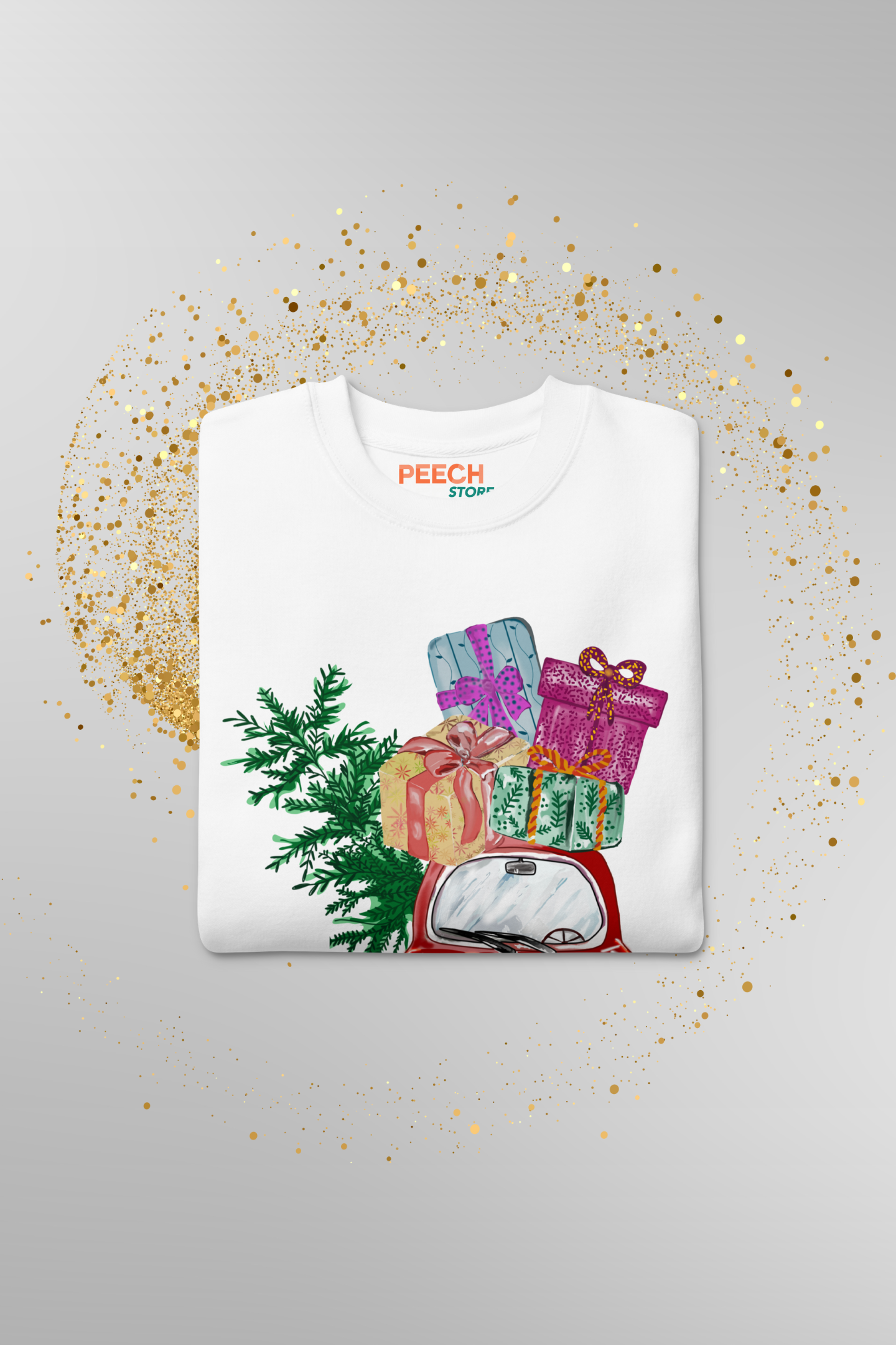 Christmas Car Sweatshirt