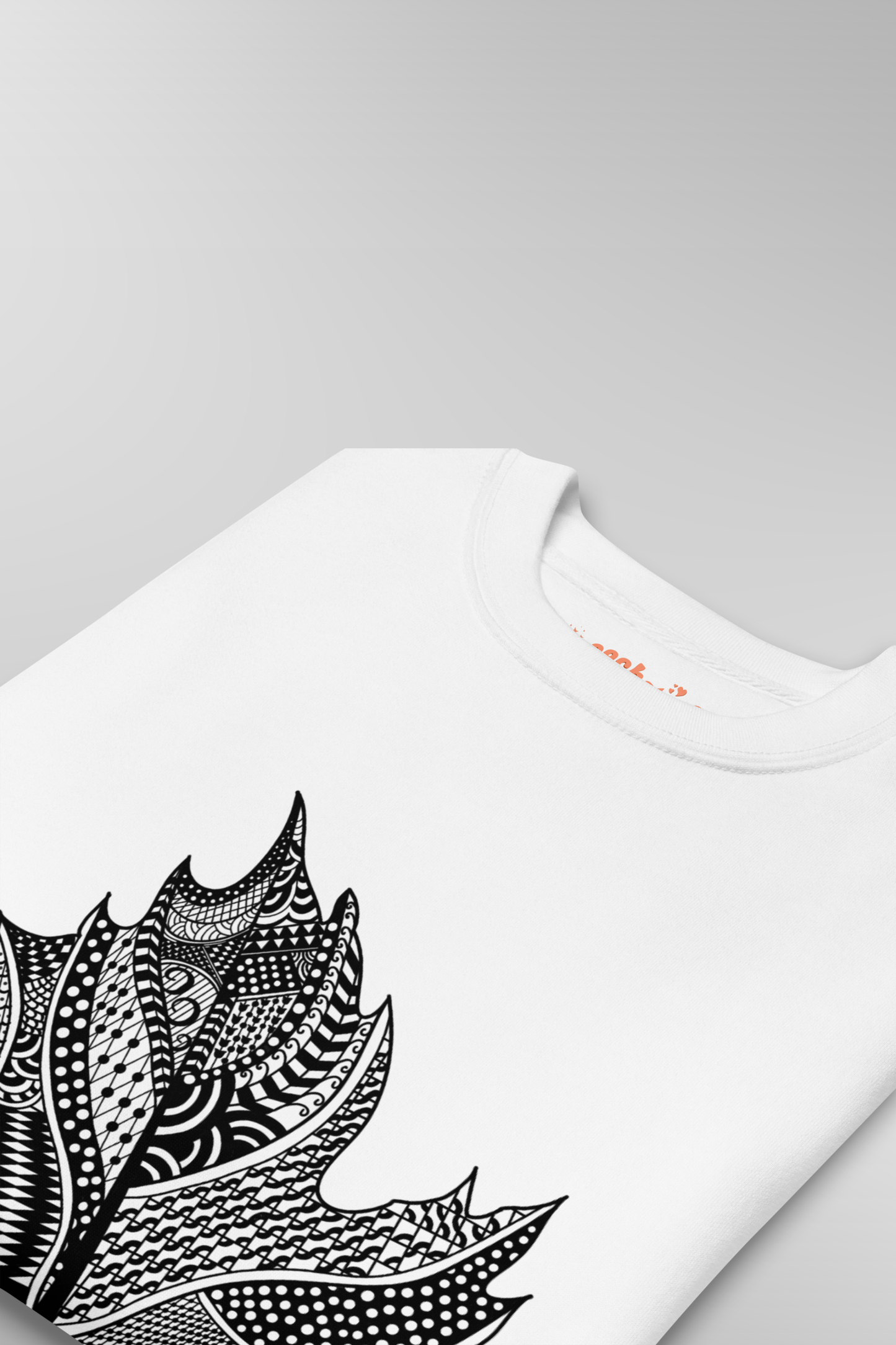 Zentangle Maple Leaf Sweatshirt
