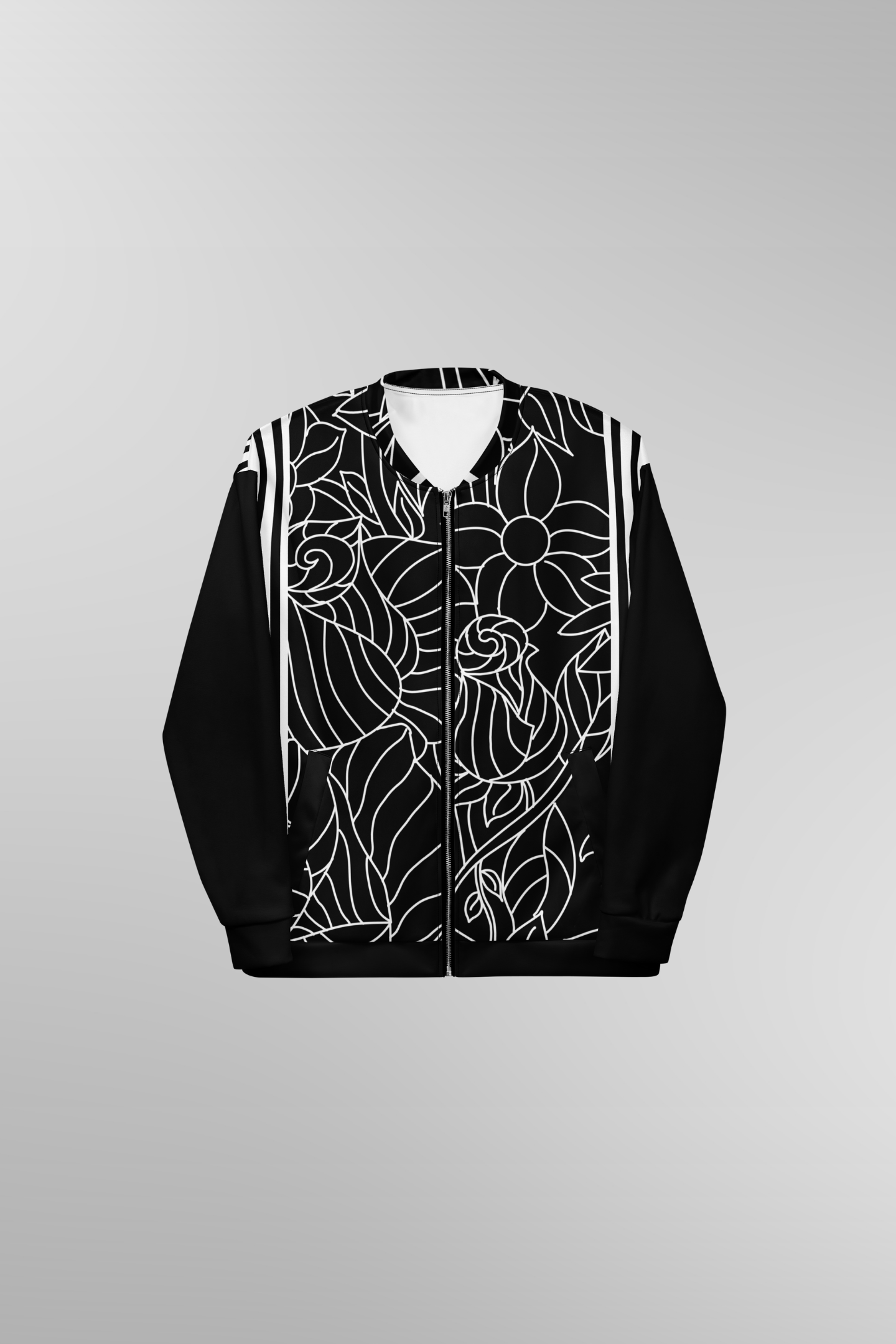 Floral Bomber Jacket
