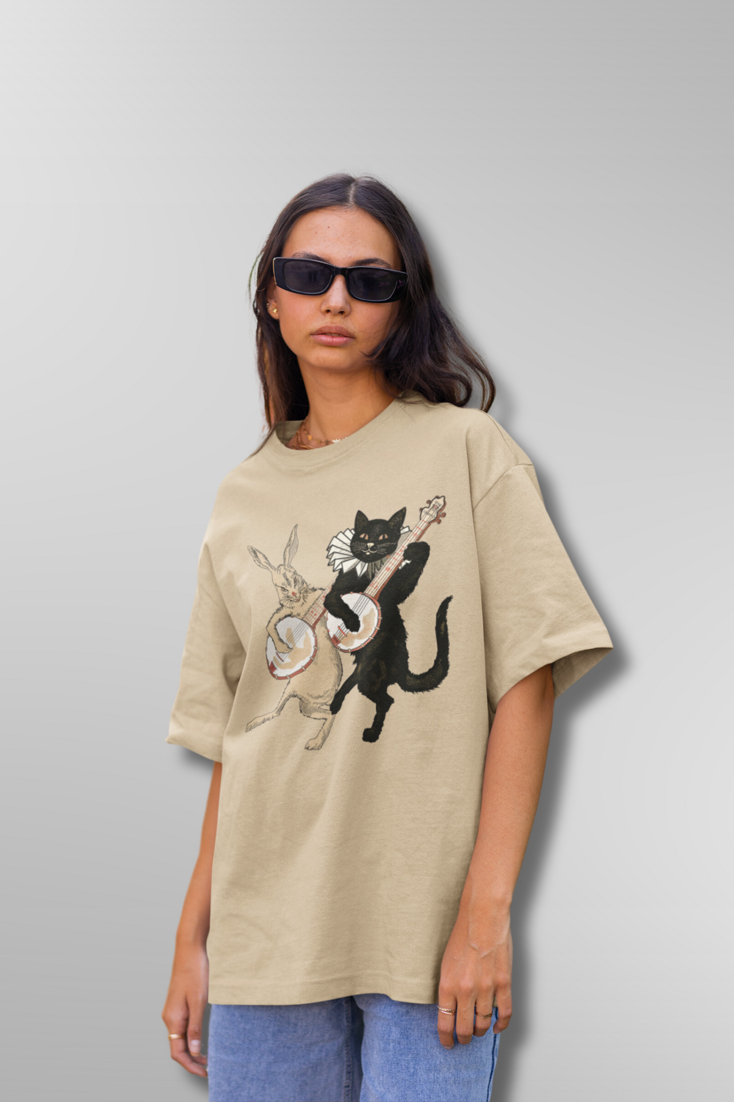 The Black Cat Oversized T-Shirt