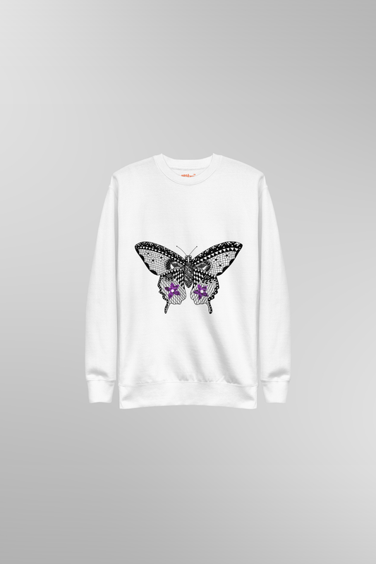 Zentangle Butterfly Sweatshirt