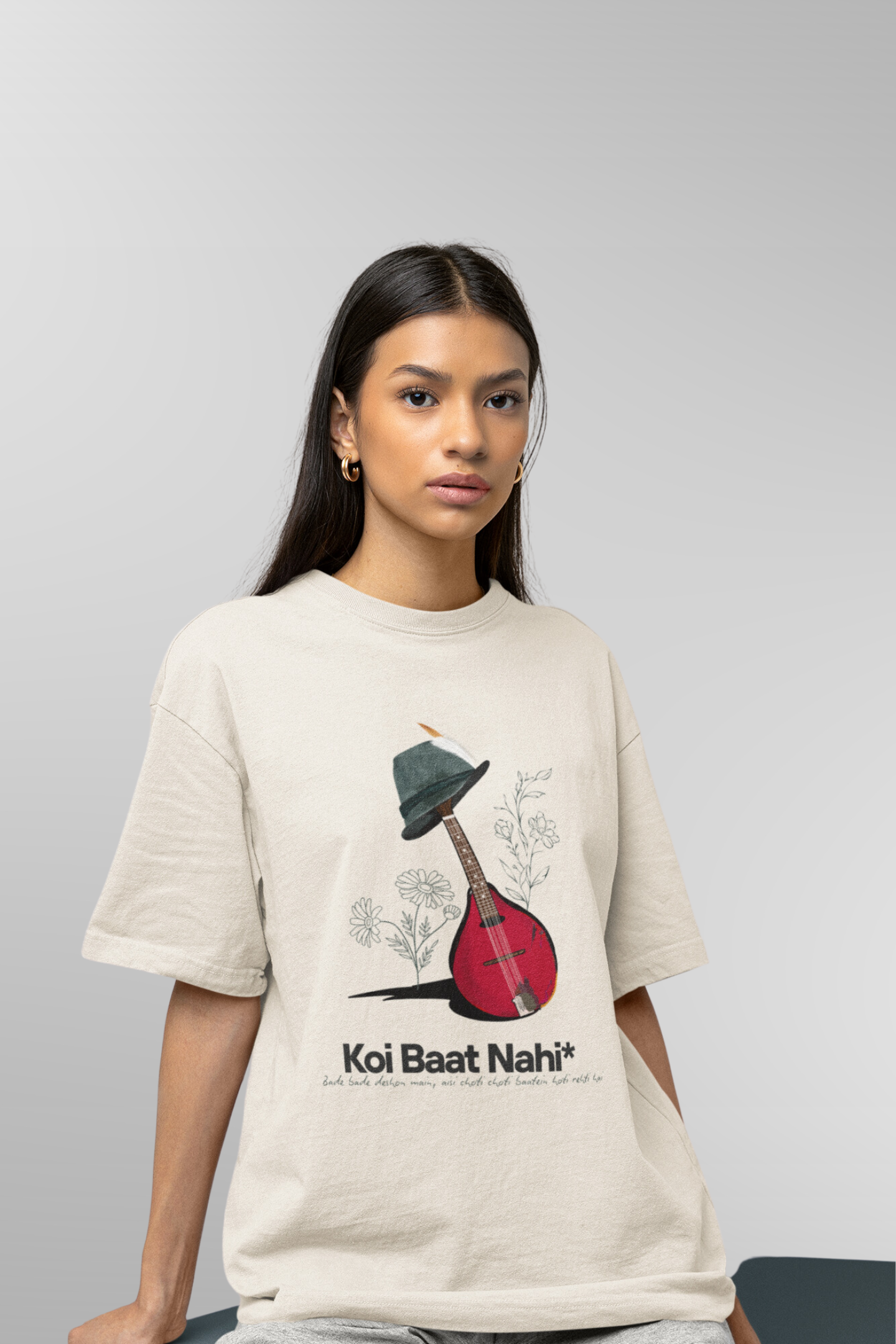 Oversized Bade Bade Deshon Main T-Shirt