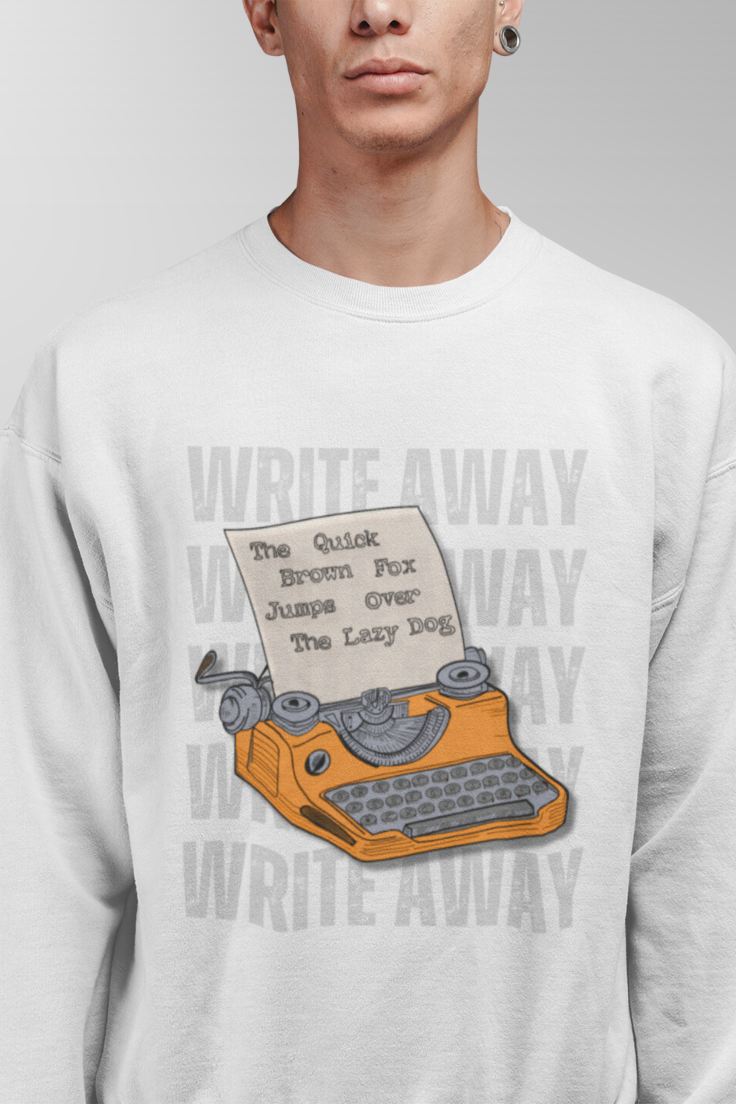 Antique Typewriter Sweatshirt