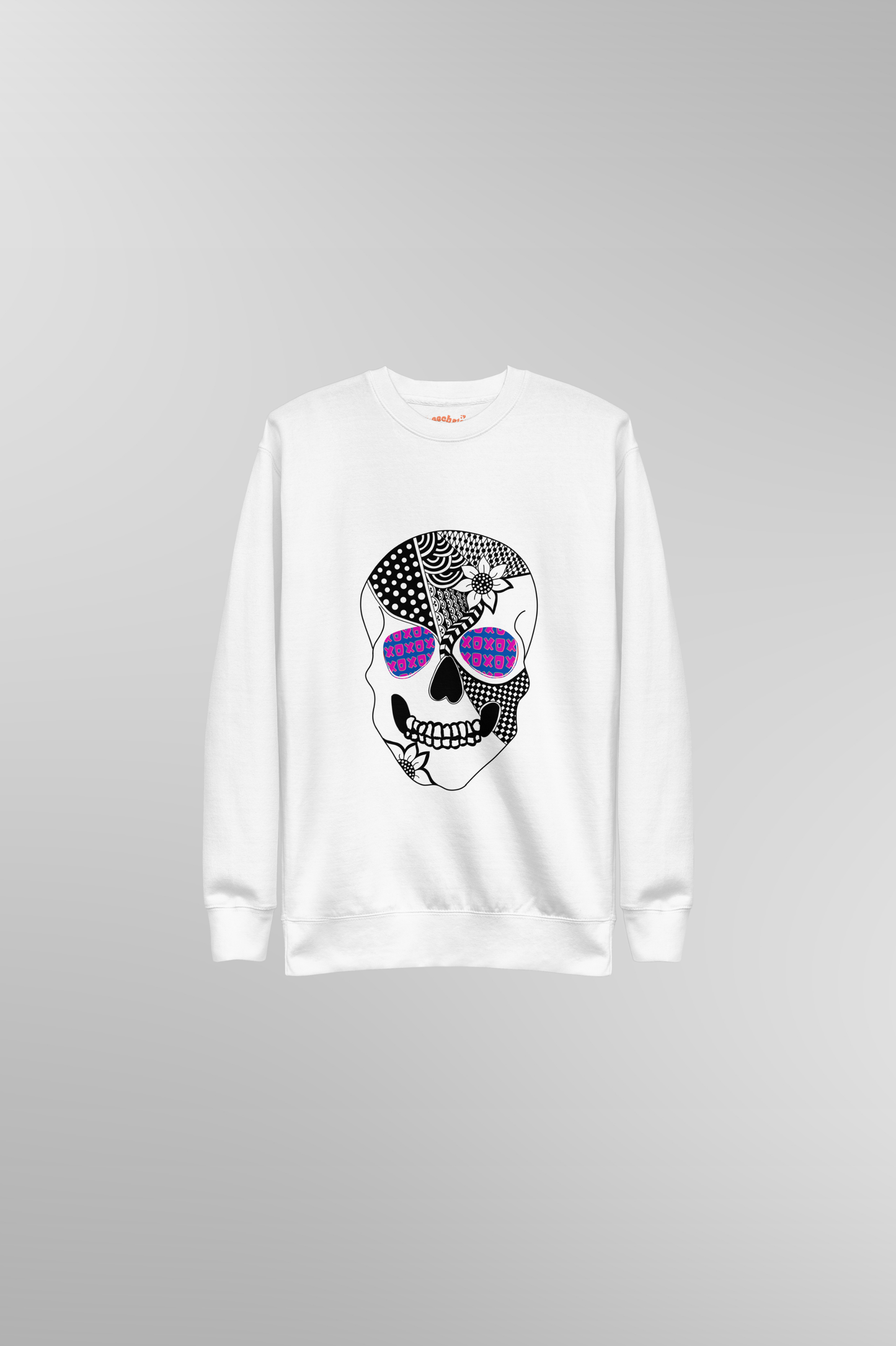 Zentangle Skull XOXO Sweatshirt