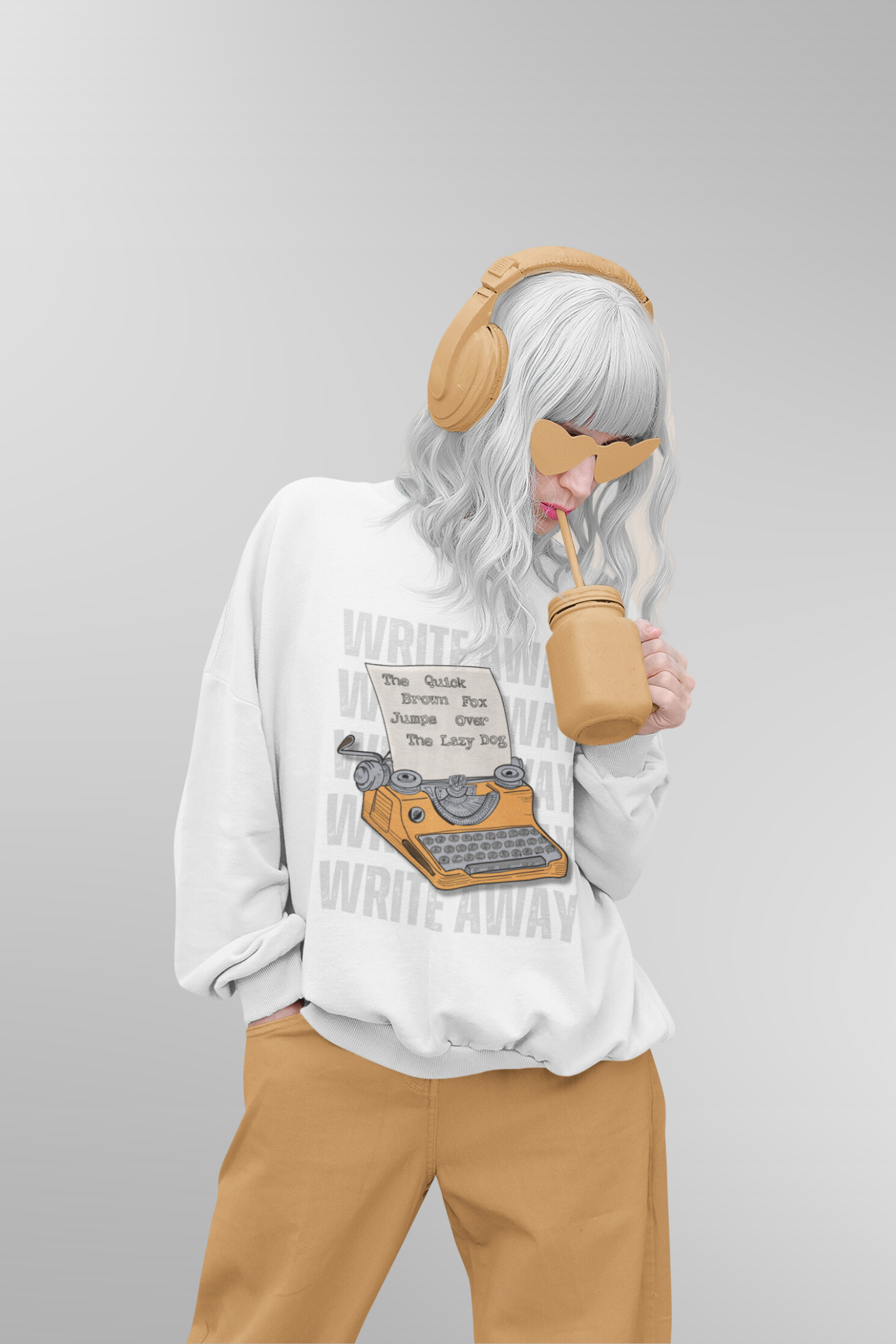 Antique Typewriter Sweatshirt