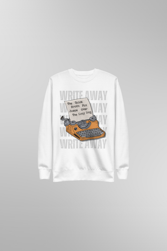 Antique Typewriter Sweatshirt